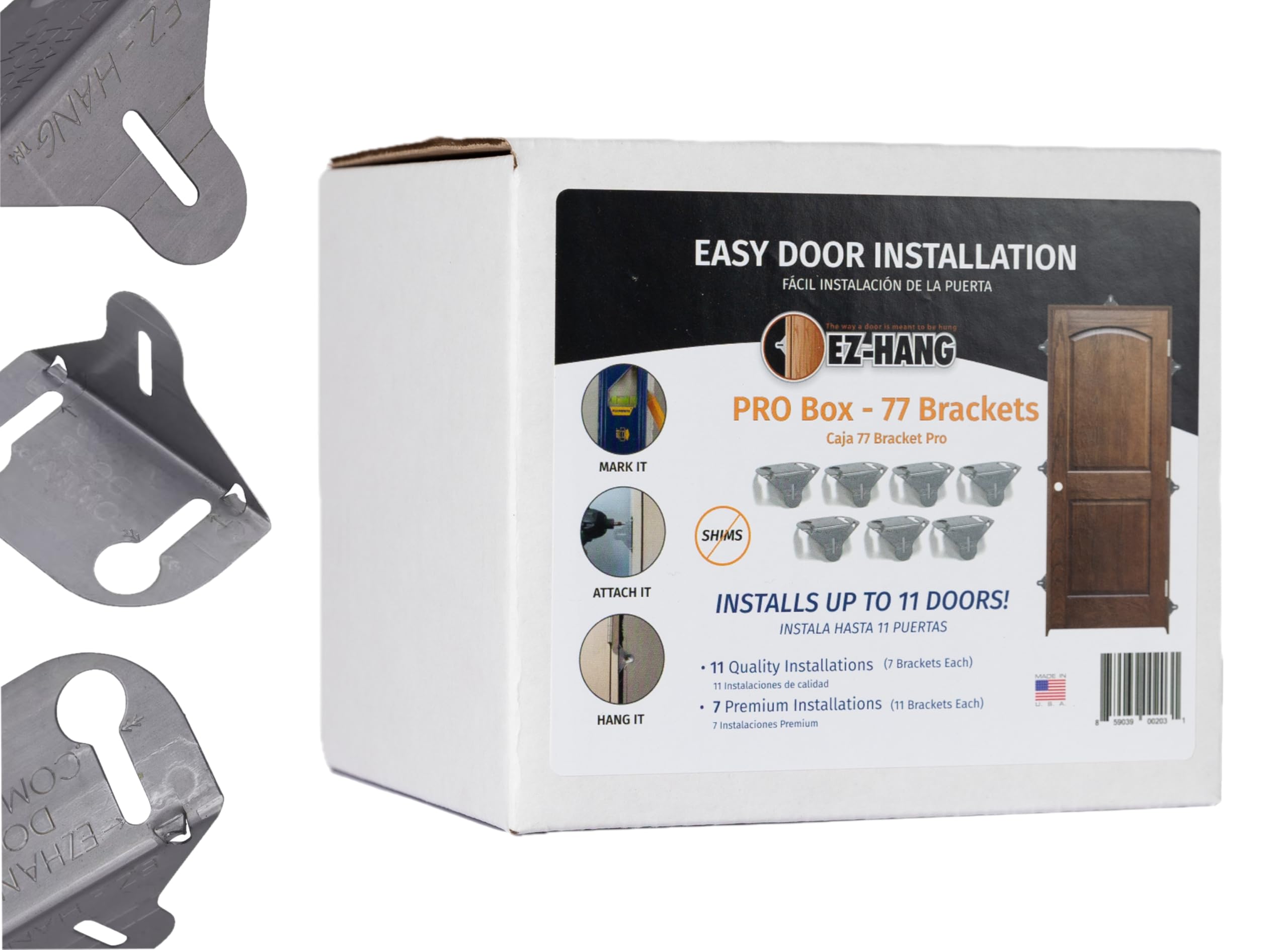 Strongest Door Install Kit - EZ-Hang Bulk | Installs 11 Doors